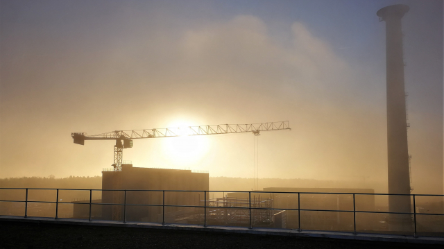 Permanente valbeveiliging bij zonsopkomst.